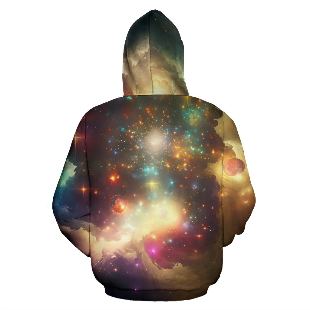 STAR CLUSTER ZIPPER HOODIE | ACIDMATH GUY