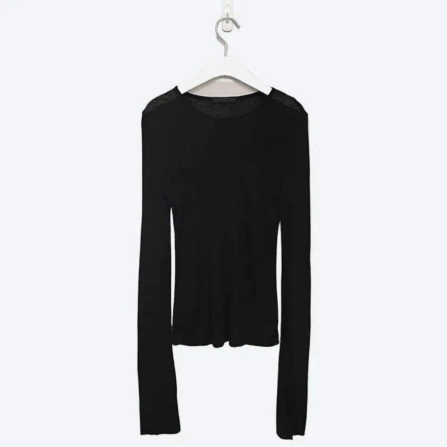 Stylish Long-Sleeve Fitted Tops