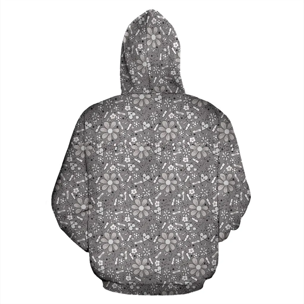 Sunflower Charcoal Zipup Hoodie