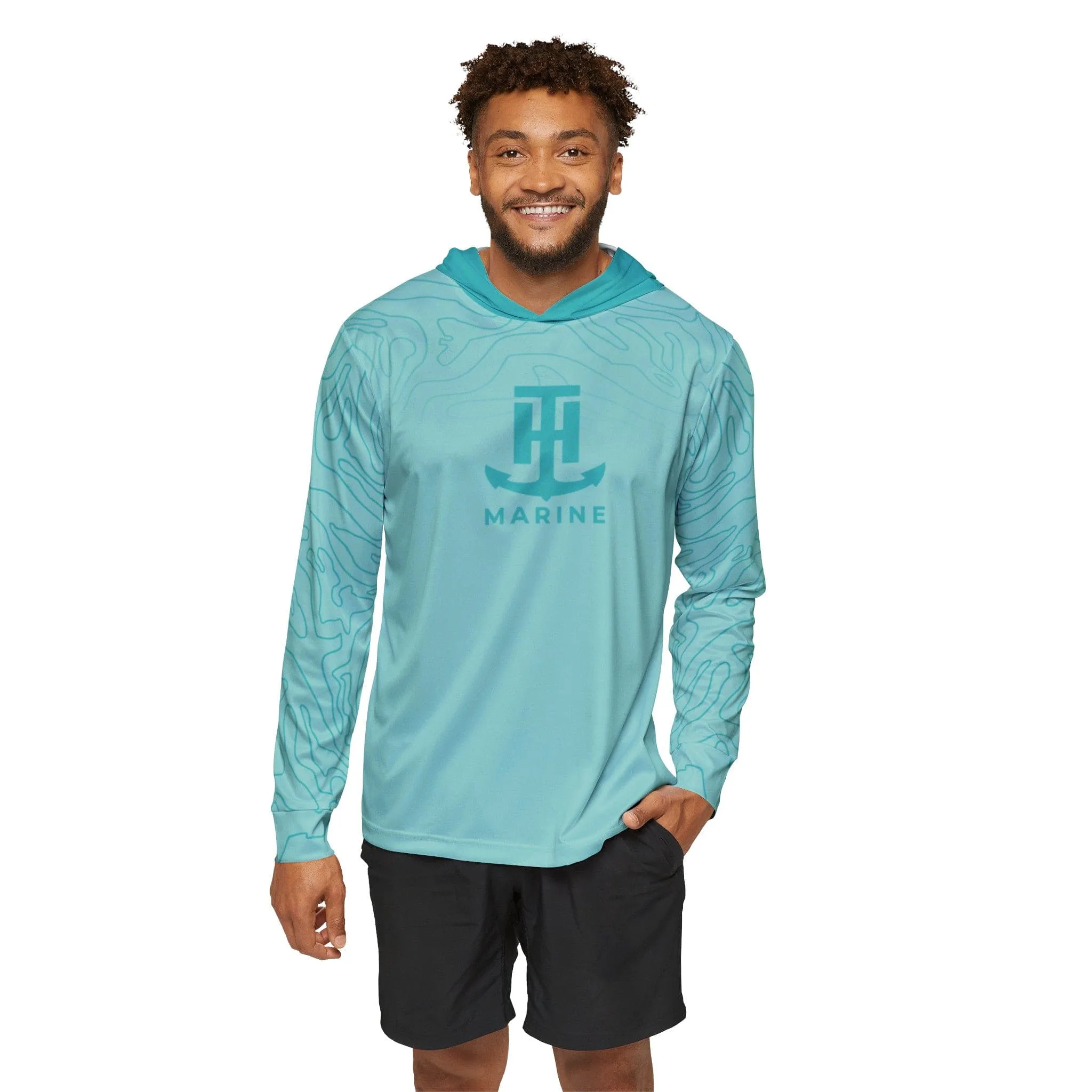 T-H Marine Terrain Performance Hoodie - Aqua