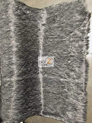 Tangerine Arctic Alaskan Husky Long Pile Faux Fur Fabric / Sold By The Yard