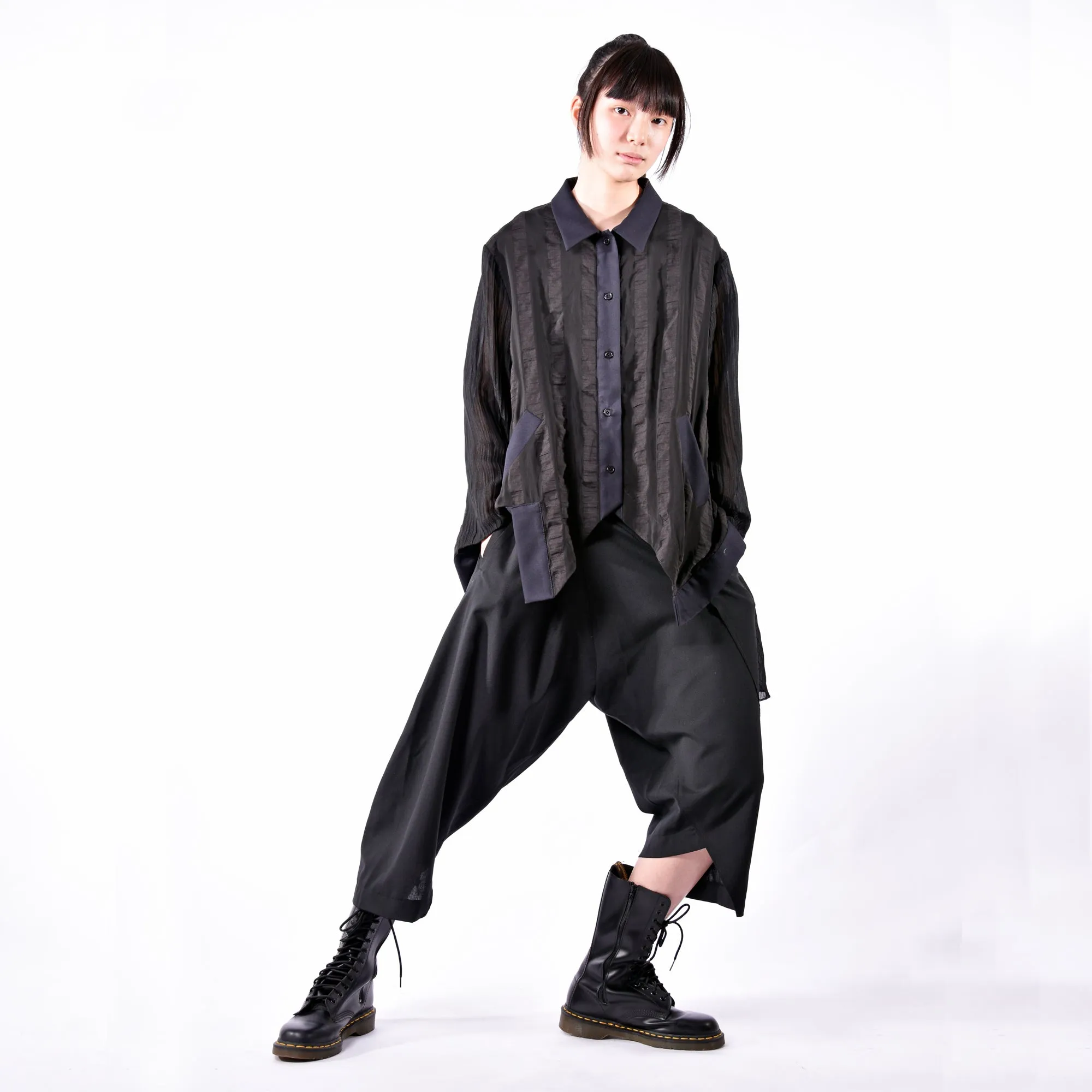 Trousers - Asymmetric Fold