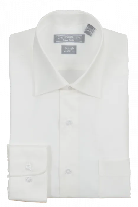 Two Ply Cotton Classic Fit Dress Shirt