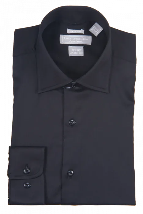 Two Ply Cotton Classic Fit Dress Shirt