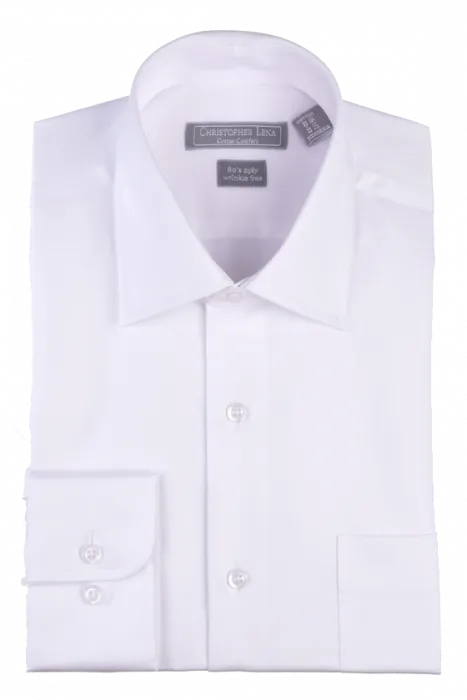 Two Ply Cotton Classic Fit Dress Shirt