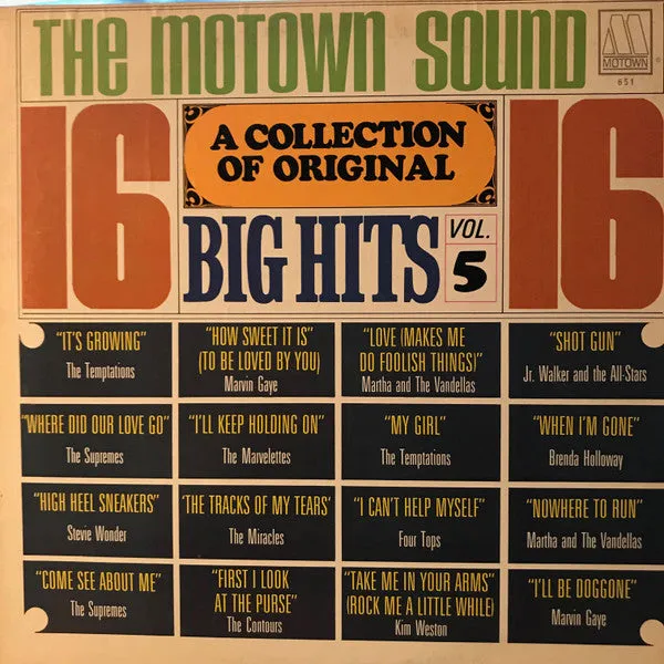 Various; The Motown Sound Vol. 5