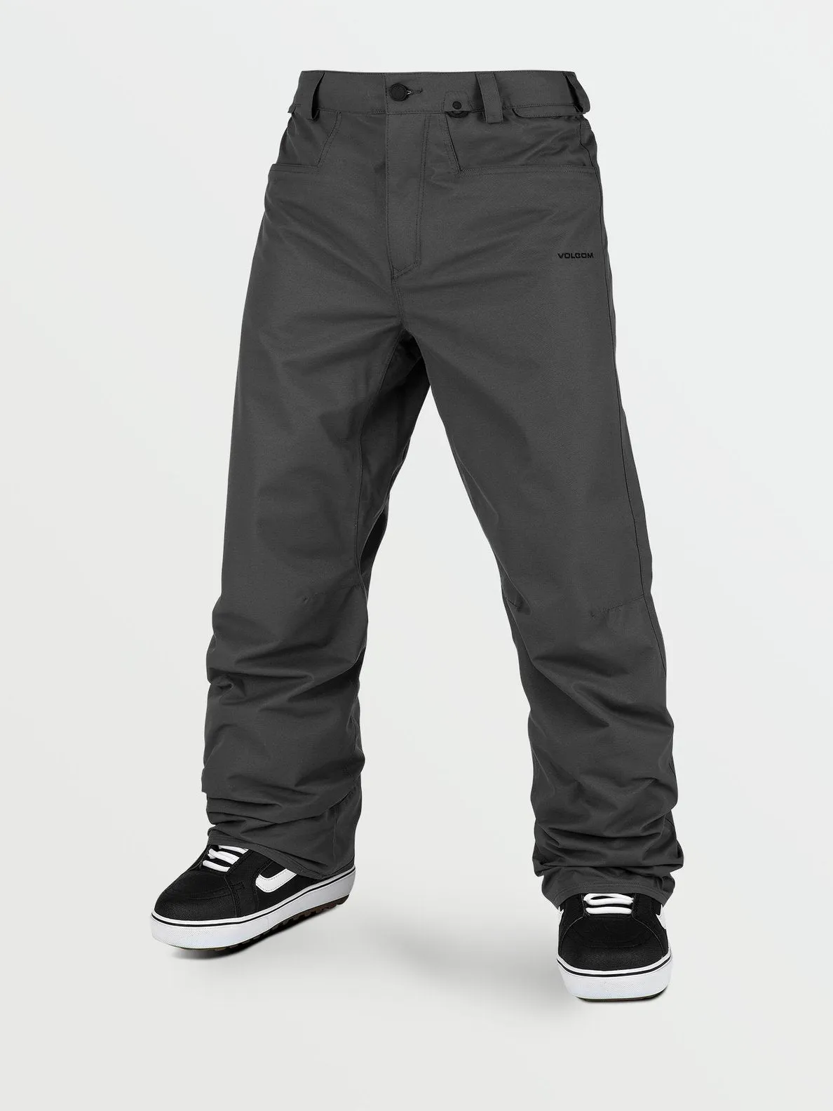 Volcom Mens Carbon Dark Grey Snow Pants