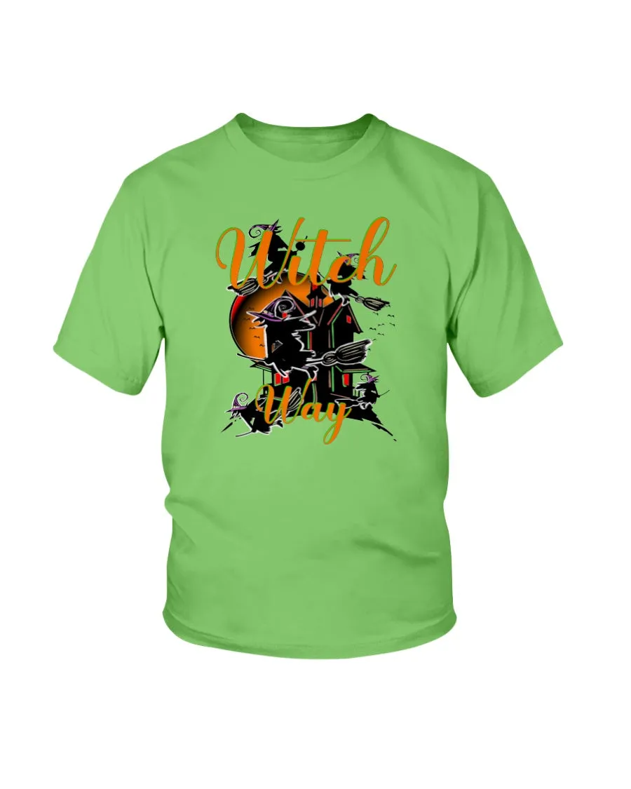 Witch Way Halloween Youth Sizes