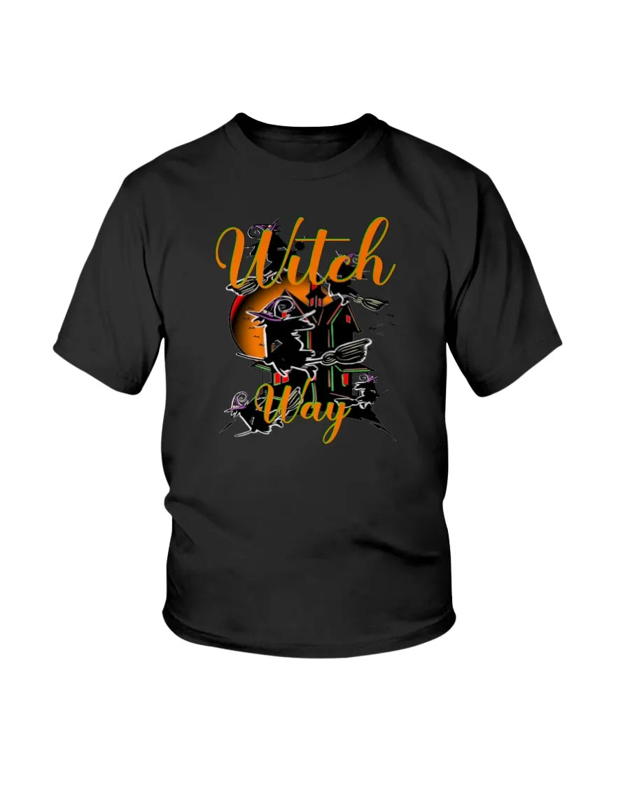 Witch Way Halloween Youth Sizes