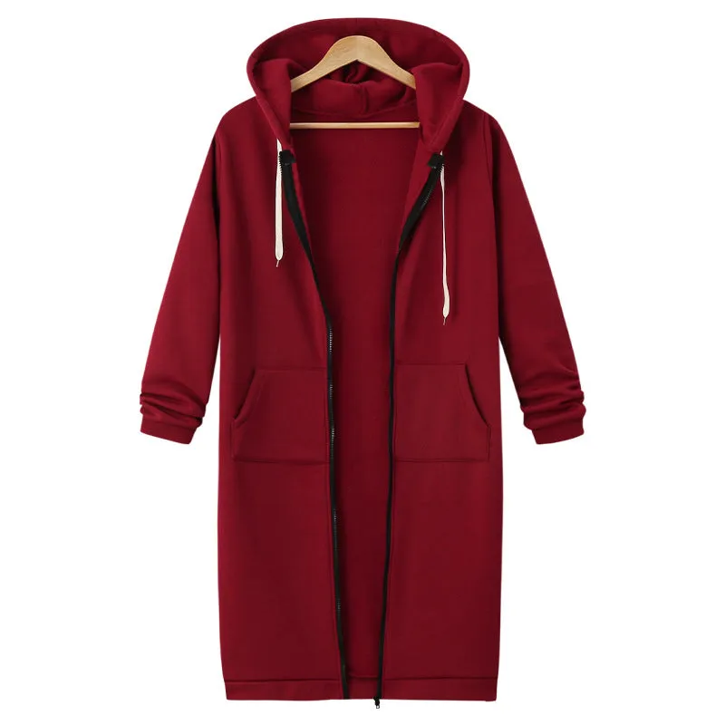 Women's Casual Zip up Fleece Hoodies